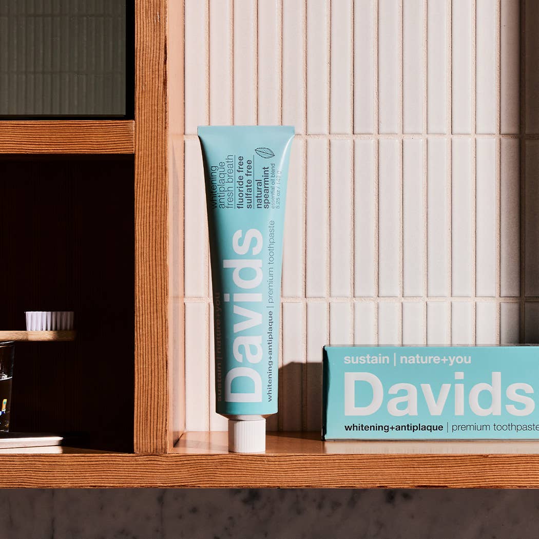 Davids Premium Toothpaste - Spearmint