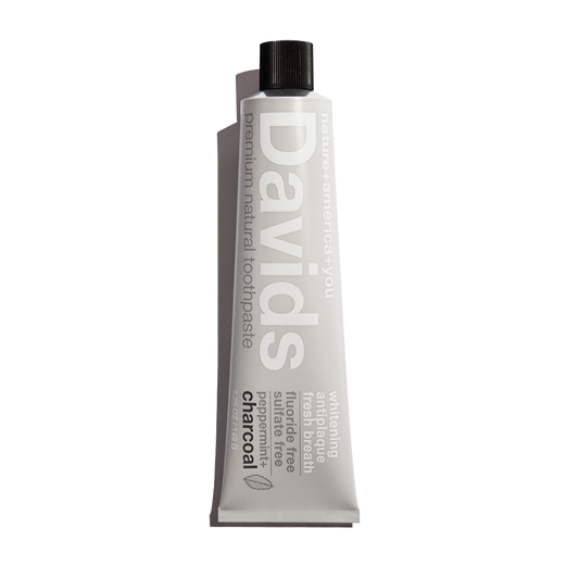 Davids Premium Toothpaste - Charcoal+Peppermint