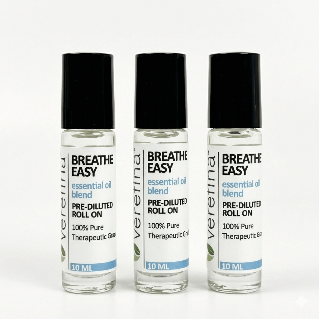 Breathe Easy Essential Oil Blend Roll-On 3-Pack