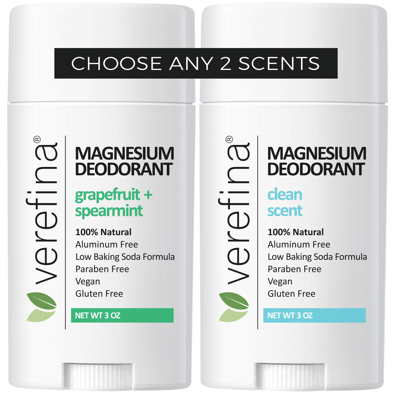 2-Pack Magnesium Deodorant Bundle - Save $3!