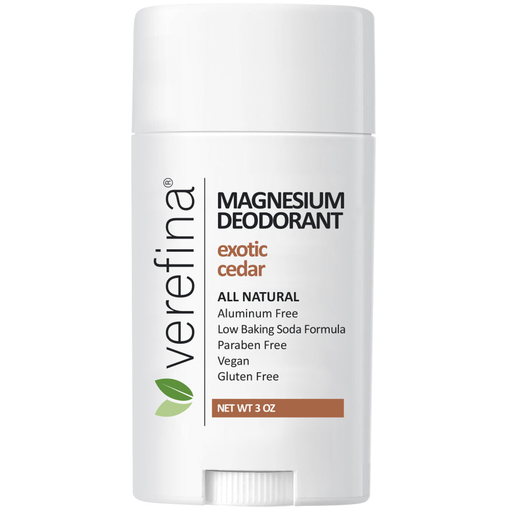 Magnesium Deodorant - Exotic Cedar