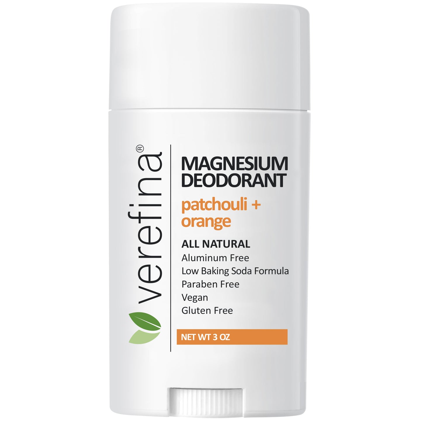 Magnesium Deodorant - Patchouli + Orange