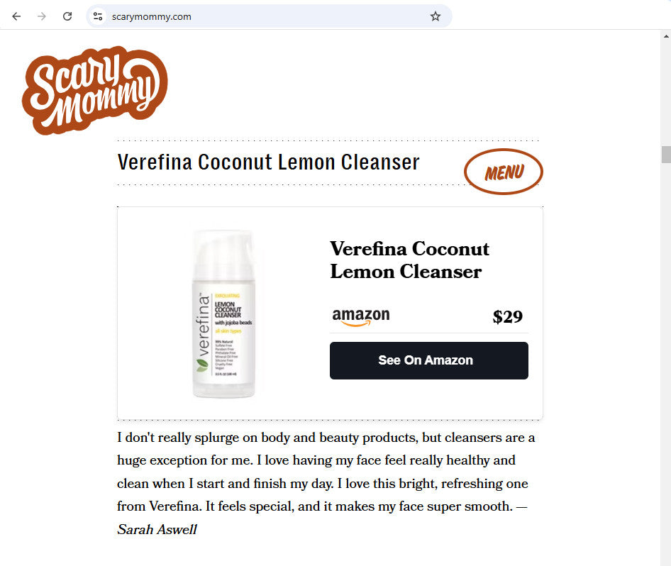 Lemon Coconut Cleanser