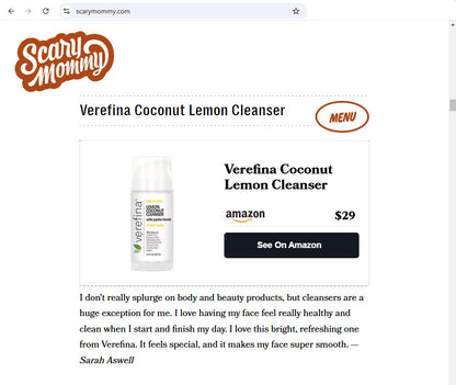 Lemon Coconut Cleanser