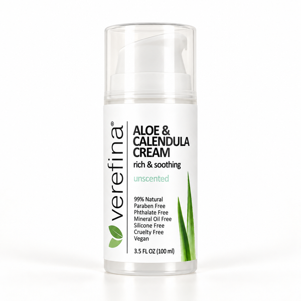 Aloe Vera + Calendula Cream for Dry, Sensitive Skin | Verefina