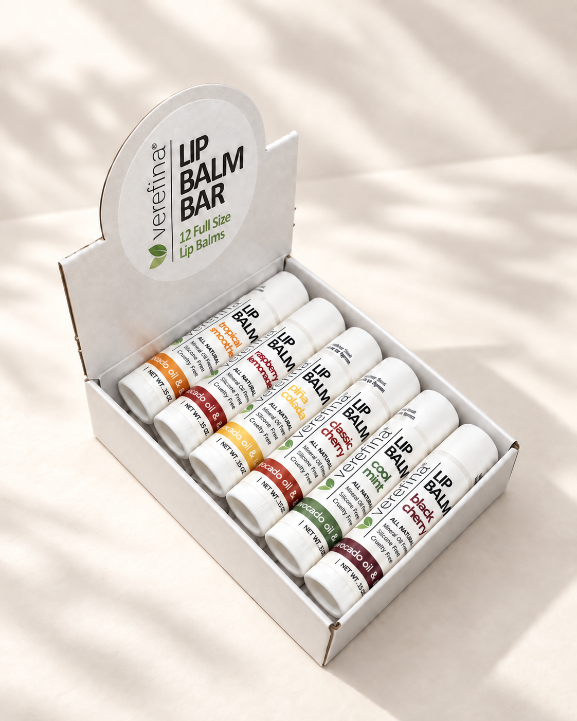 The Full Lip Balm Bar — Complete 12-Flavor Collection