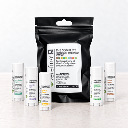 Magnesium Deodorant Sampler - Try All 9 Scents!