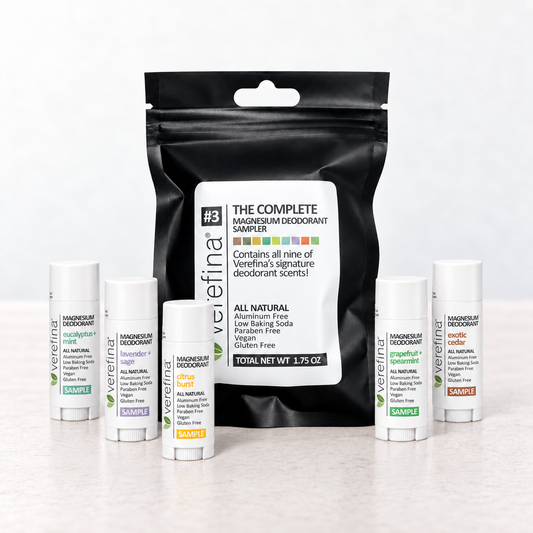 Magnesium Deodorant Sampler - Try All 9 Scents!
